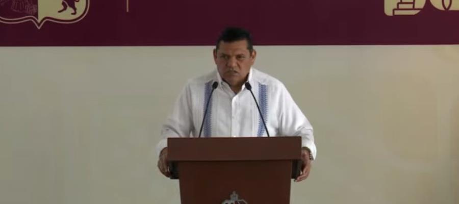 Gobierno no tiene ninguna propuesta para modificar el escudo oficial: May Gobierno no tiene ninguna propuesta para modificar el escudo oficial: May