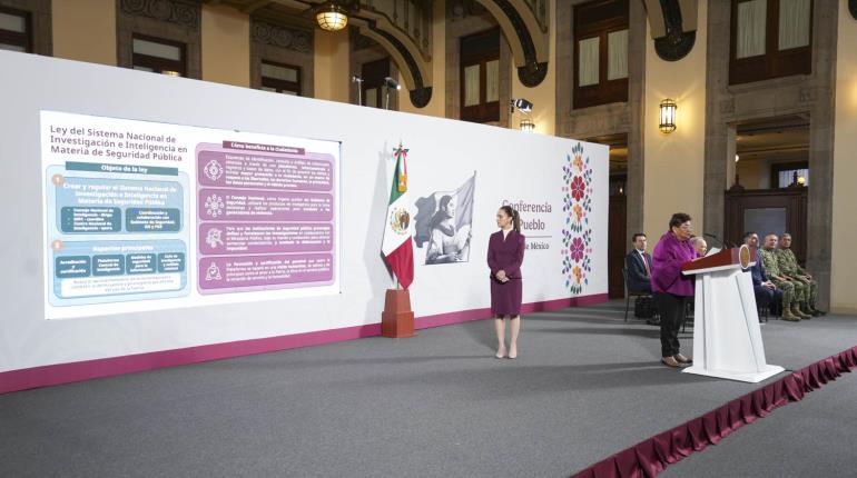 Presentan en ´La Mañanera´ Ley de la GN y Ley de Inteligencia e Investigación