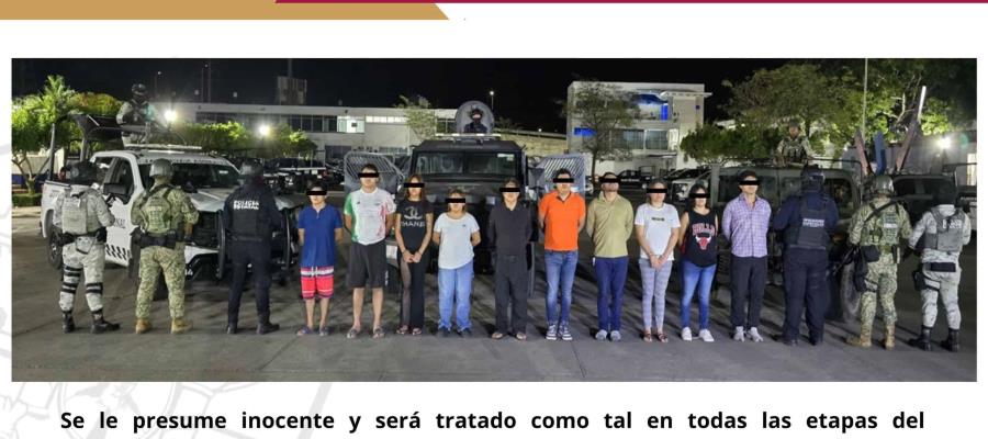 En operativos distintos, FIRT Olmeca detiene a 10 en Centro En operativos distintos, FIRT Olmeca detiene a 10 en Centro