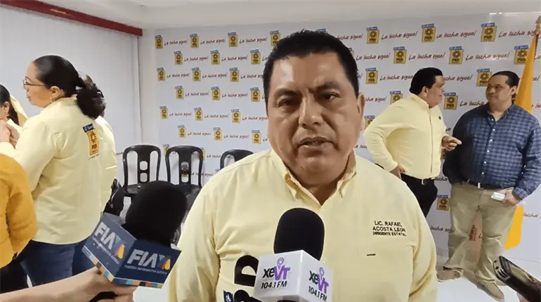 PRD llevará a la Sala Xalapa queja por informe de gobierno de May