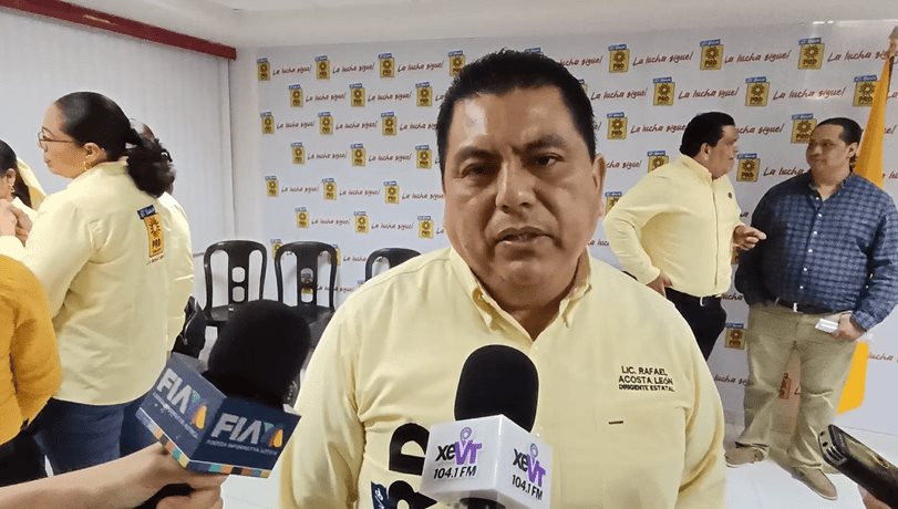 PRD llevará a la Sala Xalapa queja por informe de gobierno de May