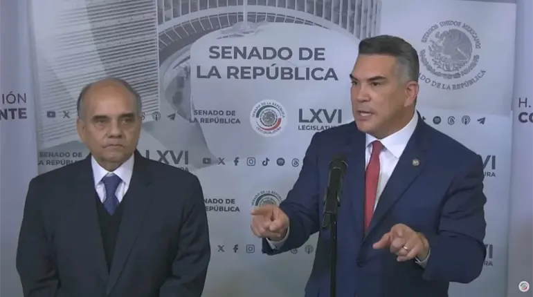 Alejandro Moreno compara a Morena con el nazismo por reforma electoral