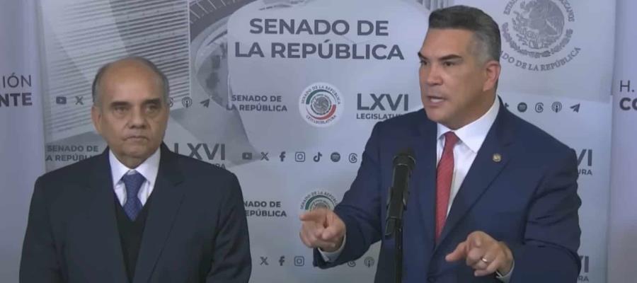 Alejandro Moreno compara a Morena con el nazismo por reforma electoral