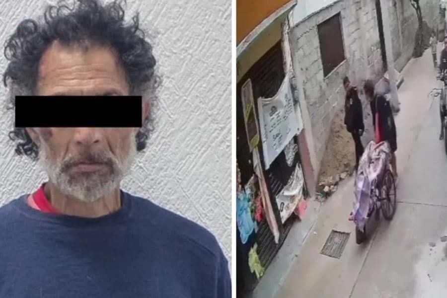 Detienen a sujeto que llevaba cadáver de adulta mayor en silla de ruedas en CDMX
