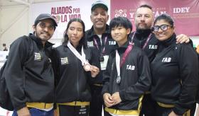 Esgrima le da medalla de plata y bronce a Tabasco en la Olimpiada Nacional