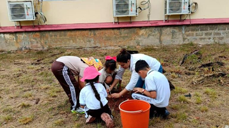 Inicia Conagua Tabasco programa de reforestación en periferia de la laguna de Las Ilusiones