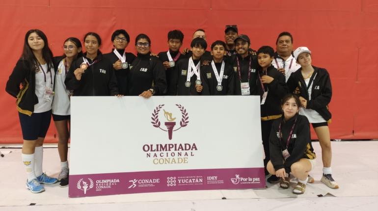 Tabasco conquista plata en esgrima durante la Olimpiada Nacional