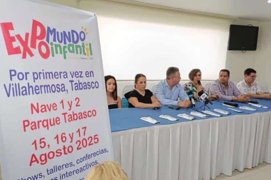 Del 15 al 17 de agosto Villahermosa será sede de la expo Mundo Infantil