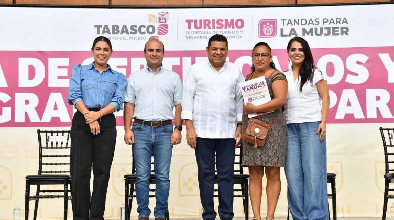 May anuncia que el próximo año se duplicará la inversión de Tandas para la Mujer