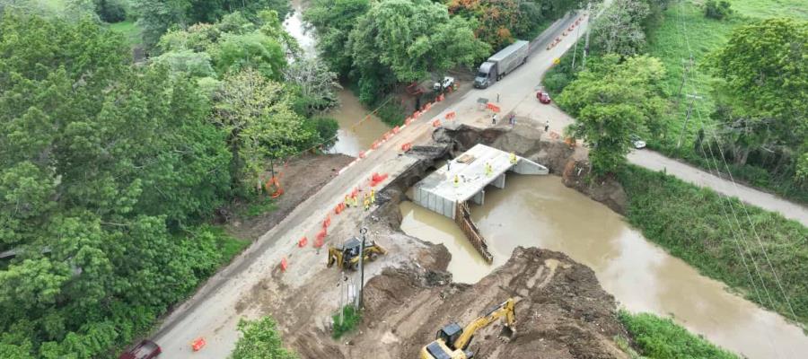 Trabajos en la Villahermosa-Teapa concluirán en 45 días: Sotop
