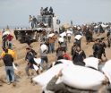 Acusa Hamás que harina repartida en centros de ayuda en Gaza podrían contener oxicodona