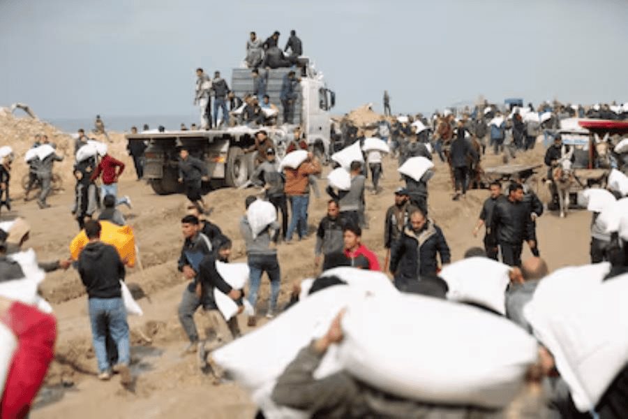 Acusa Hamás que harina repartida en centros de ayuda en Gaza podrían contener oxicodona