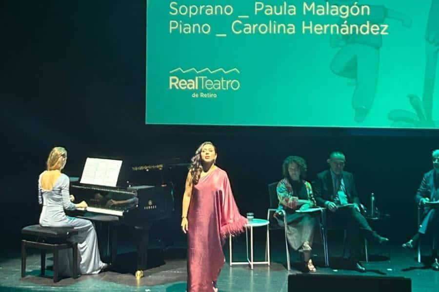 Paula Malagón canta en el Real Teatro de Retiro de Madrid