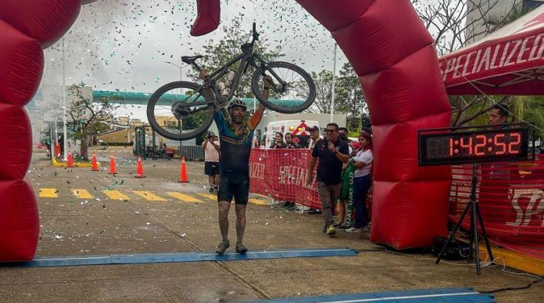 Filipe Barcelo, es el ganador del cuarto Reto Ciclista UJAT 2025