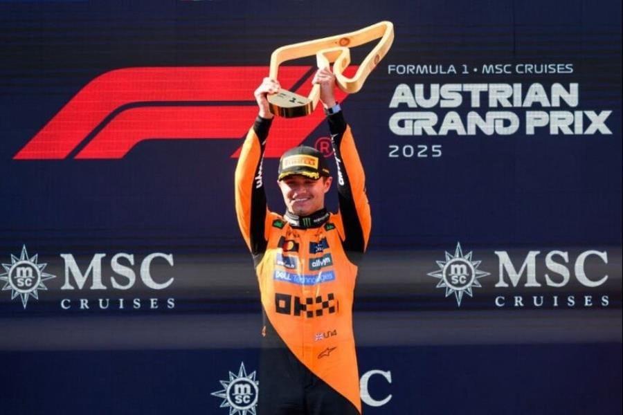 Lando Norris se consagra campeón del GP de Austria