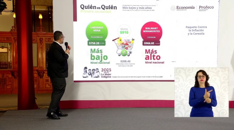 Destaca supermercado de Villahermosa por ofrecer la canasta básica más barata del país
