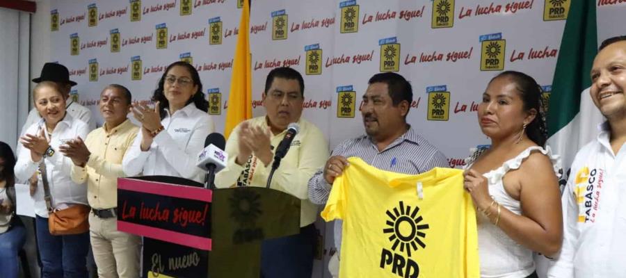 Suma PRD líderes de Morena y MC en Tacotalpa Suma PRD líderes de Morena y MC en Tacotalpa