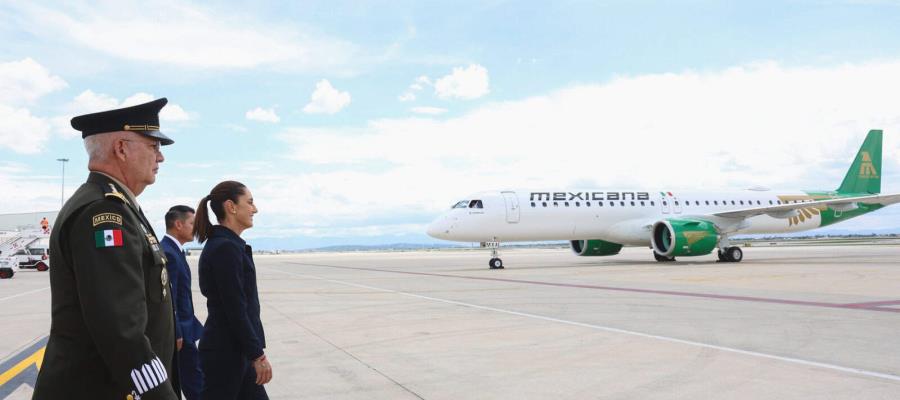 Mexicana recibe su primer avión de la empresa brasileña Embraer
