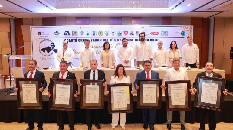 Entregan a 7 profesionales los Premios Estatales de Ingeniería 2025