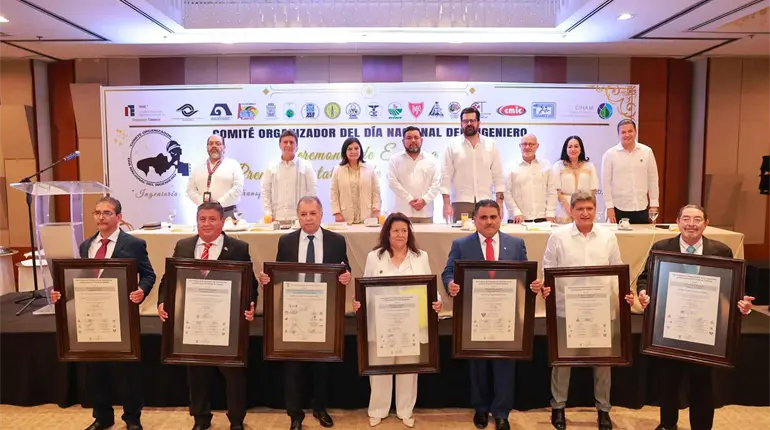 Entregan a 7 profesionales los Premios Estatales de Ingeniería 2025