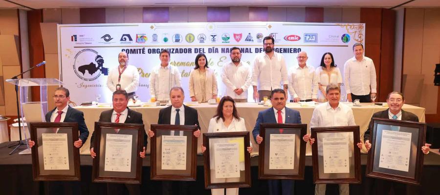 Entregan a 7 profesionales los Premios Estatales de Ingeniería 2025