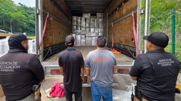 Decomisan más de una tonelada de marihuana en Huimanguillo; hay 2 detenidos