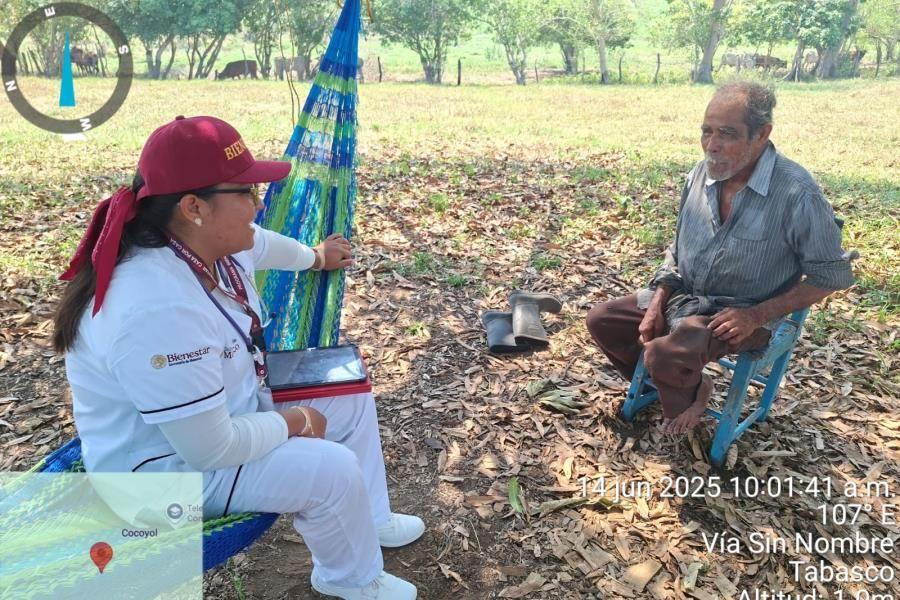 30 mil visitas por ´Salud Casa por Casa´, reporta delegación de Bienestar Tabasco