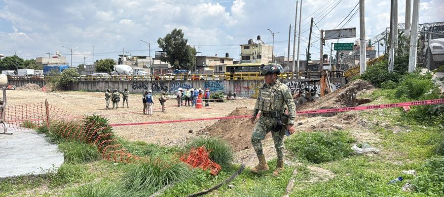 Descubren toma clandestina en la zona de Río de los Remedios, Estado de México Descubren toma clandestina en la zona de Río de los Remedios, Estado de México