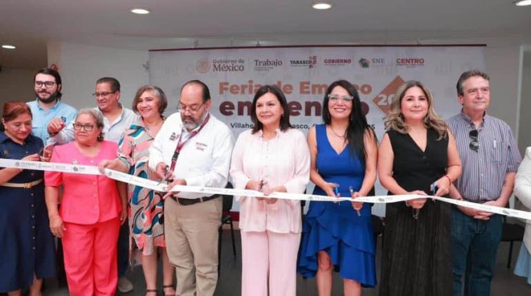 Realizan Feria de Empleo en Villahermosa con más de mil vacantes