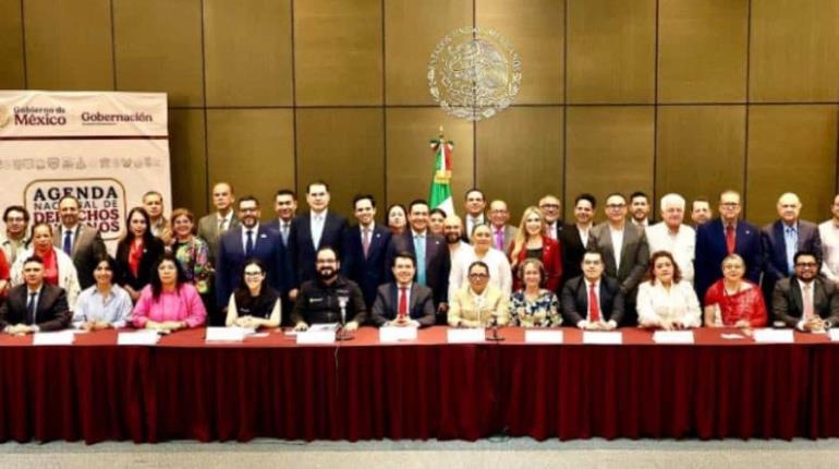Rosa Icela revisa la Agenda Nacional de Derechos Humanos con los secretarios de Gobierno del país
