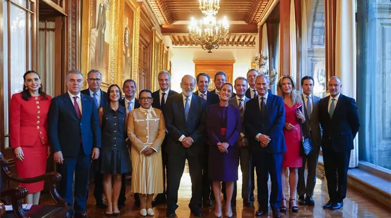 Sheinbaum y empresarios acuerdan acelerar acciones para cumplir metas del Plan México