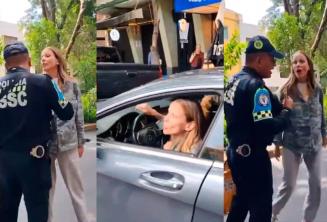 Graban a mujer insultando a policía de la CDMX y la llaman "Lady Racista"