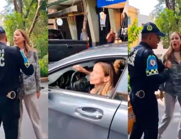Graban a mujer insultando a policía de la CDMX; la llaman “Lady Racista”
