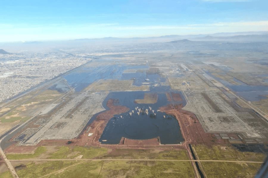 Zona del Aeropuerto de Texcoco está inundado: Conanp Zona del Aeropuerto de Texcoco está inundado: Conanp