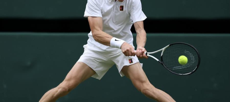 Sinner se clasifica a octavos de final de Wimbledon Sinner se clasifica a octavos de final de Wimbledon