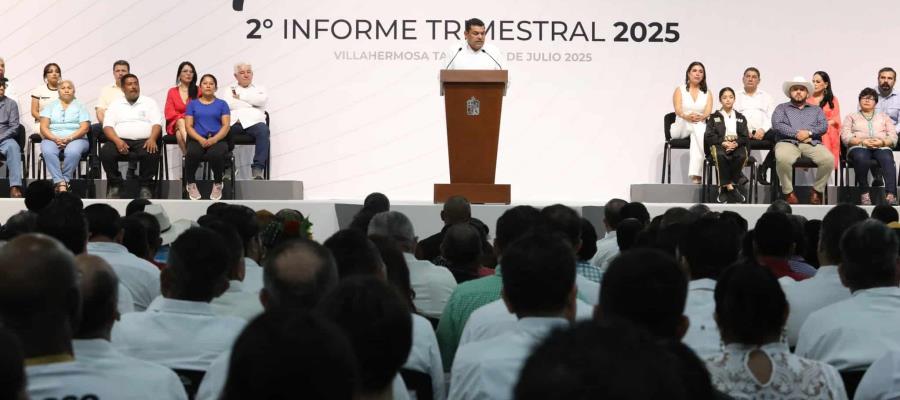 Tabasco respalda defensa de Sheinbaum a connacionales con programa "México te abraza": Gobernador Tabasco respalda defensa de Sheinbaum a connacionales con programa "México te abraza": Gobernador