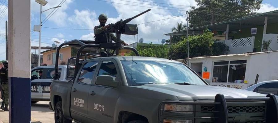 Reforzamiento en Comalcalco fue con 100 elementos de fuerzas federales: 30 Zona Militar Reforzamiento en Comalcalco fue con 100 elementos de fuerzas federales: 30 Zona Militar