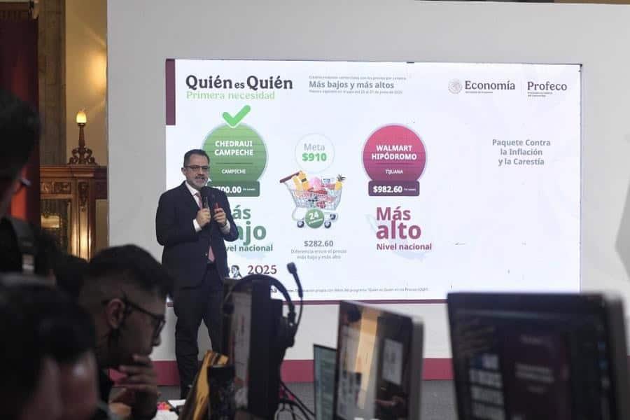 Baja precio de la canasta básica en 3.81% a nivel país: Profeco Baja precio de la canasta básica en 3.81% a nivel país: Profeco