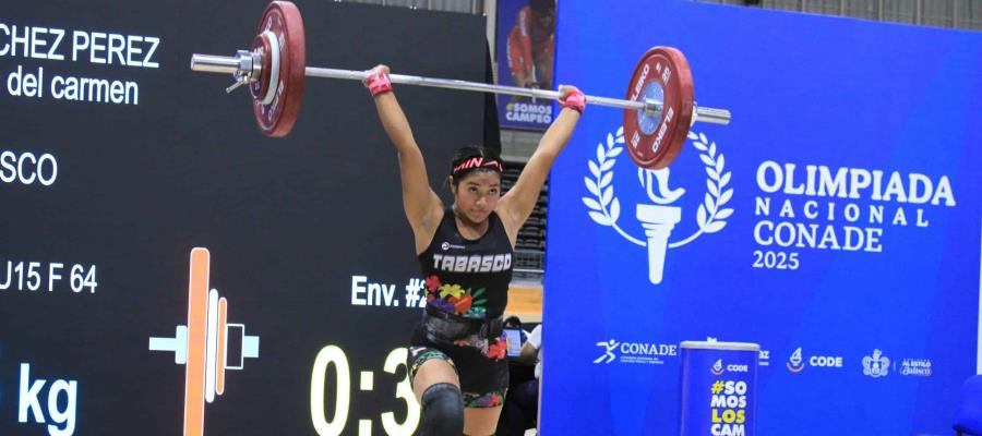 Gloria Sánchez consigue dos platas y un bronce para Tabasco en la Olimpiada Nacional Gloria Sánchez consigue dos platas y un bronce para Tabasco en la Olimpiada Nacional
