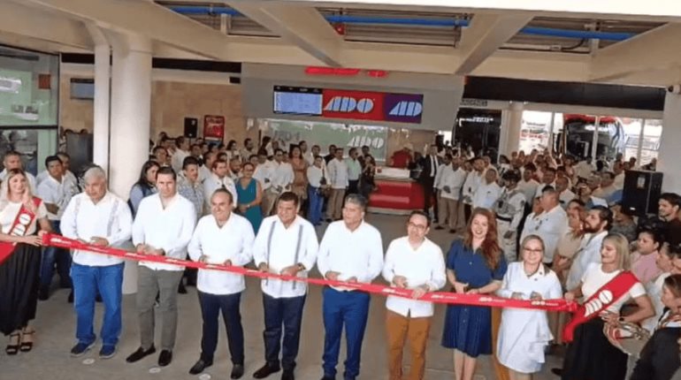 Estamos recuperando la confianza de la IP": Gobernador al inaugurar terminal ADO Paraíso