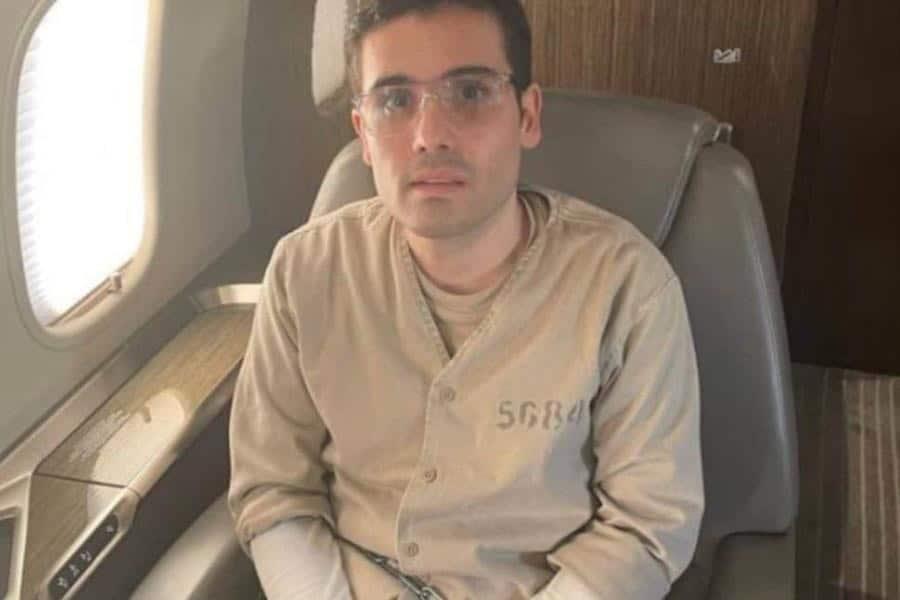 Ovidio Guzmán es trasladado al penal de Chicago previo a su audiencia