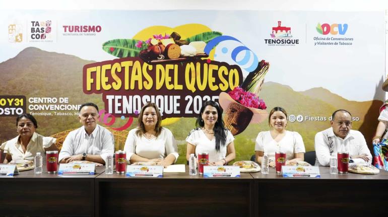 Del 29 al 31 de agosto se celebrarán las Fiestas del Queso 2025 en Tenosique