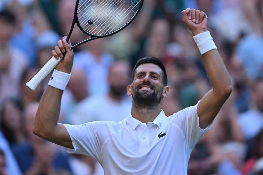Djokovic nuevamente en semifinales de Wimbledon Djokovic nuevamente en semifinales de Wimbledon