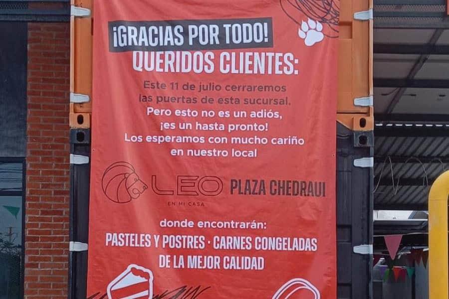 ¡Uno más! Anuncia cierre sucursal de Leo en Paraíso ¡Uno más! Anuncia cierre sucursal de Leo en Paraíso