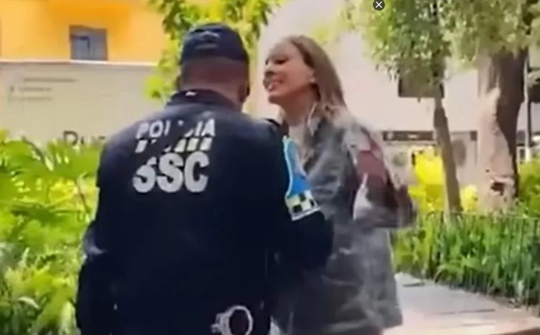 Se disculpa Lady Racista por agresión a policía en la CDMX Se disculpa Lady Racista por agresión a policía en la CDMX