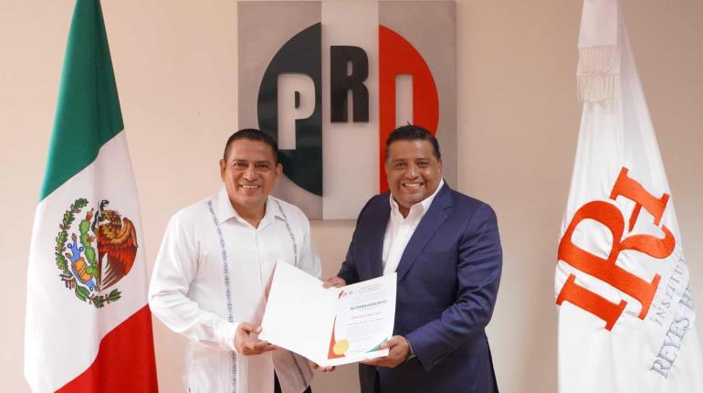 Nombran a Francisco May Cruz nuevo presidente del Instituto Reyes Heroles del PRI en Tabasco
