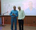 Homenajean en vida a Domingo Colín García con el Himno de la Marcha Olímpica