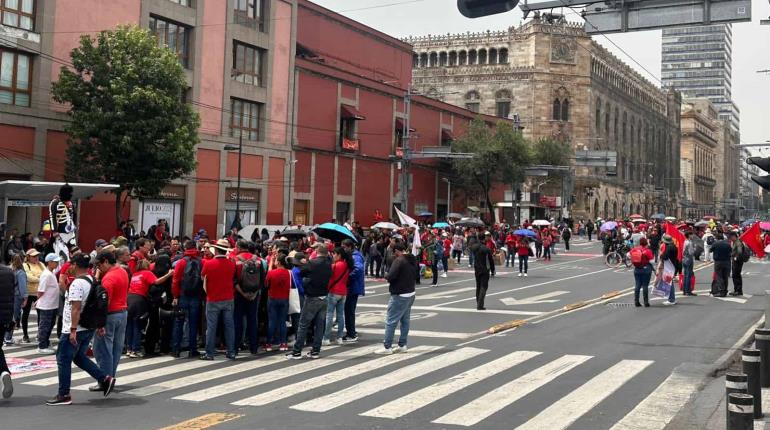 Marcha CNTE nuevamente en CDMX y provoca afectaciones viales