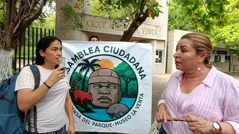 Increpan a titulares de Cultura y Sotop inconformes con Museo Olmeca