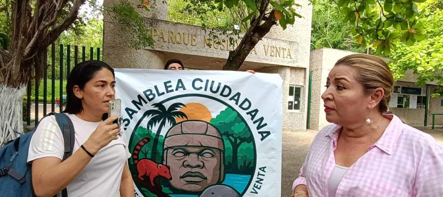 Increpan a titulares de Cultura y Sotop inconformes con Museo Olmeca Increpan a titulares de Cultura y Sotop inconformes con Museo Olmeca